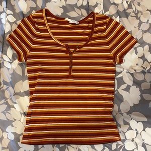 Hippie Rose Stripped crop top